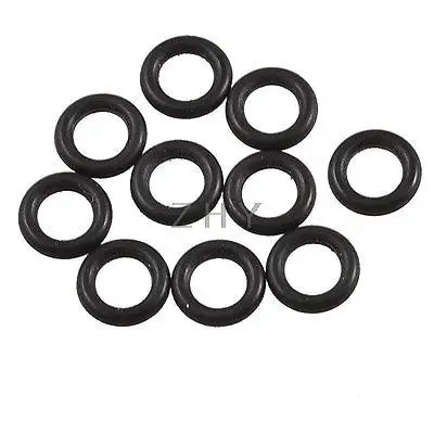 

10 Pcs Black Rubber Flexible Oil Sealing O Ring 8.6mm x 5mm x 1.8mm