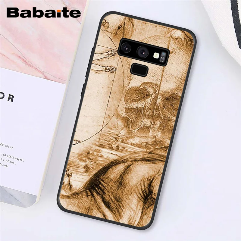 Babaite Italy leonardo da vinci художественный чехол для телефона с рисунком для samsung Galaxy A50 S10 Plus Note9 Note8 7 10 Pro - Цвет: A2