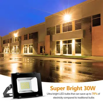 

30W 110V LED Flood Light Waterproof High Brightness Lighting for Outdoor Gardens YE-Hot