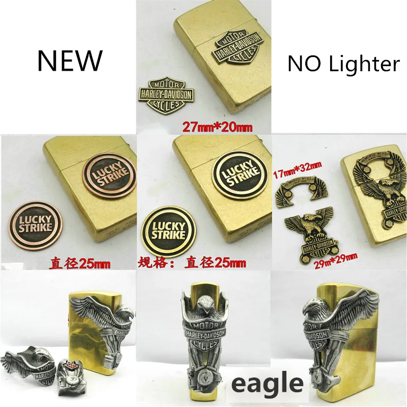 

Creative Metal Badge DIY Lighter Accessories Replacement for Kerosene Oil Lighter Decor Self-adhesive Lighter Sticker for Zorro