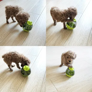 

Dog Toy Tumbler Food Dropping Ball Leakage Food Educational Boredom Useful Product Dog Toy Own Play Pet Leakage Tableware