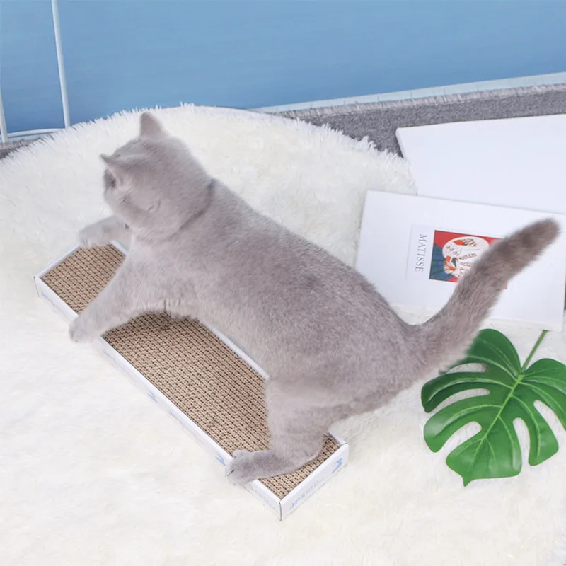 Pet гофрированный Бумага и когтеточки для кошек кабан кошка скребок доски С