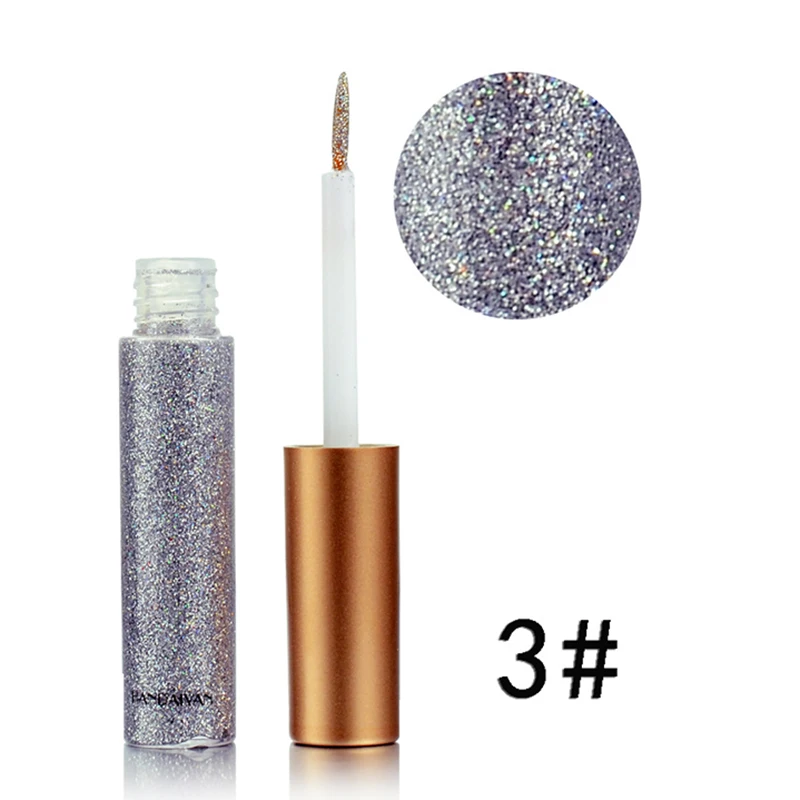 1 шт. блестящая подводка для глаз стойкая жидкая подводка для глаз водостойкая макияж искусство Блестящий с жидкостью подводка для глаз макияж, подводка для глаз 10 цветов - Цвет: 3