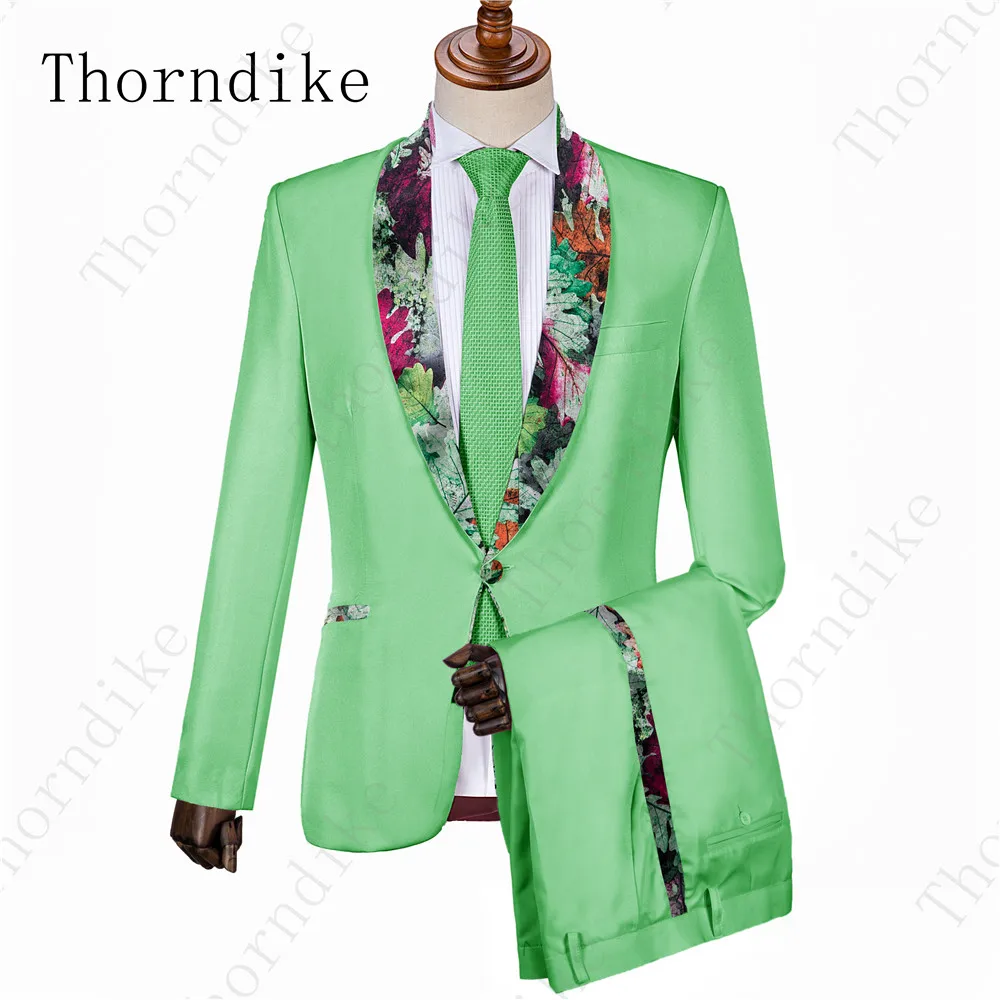 Thorndike мужской костюм новейший дизайн мужской костюм для свадьбы лучший мужской модный смокинг 2 шт. Terno Masculino(пиджак+ брюки+ галстук