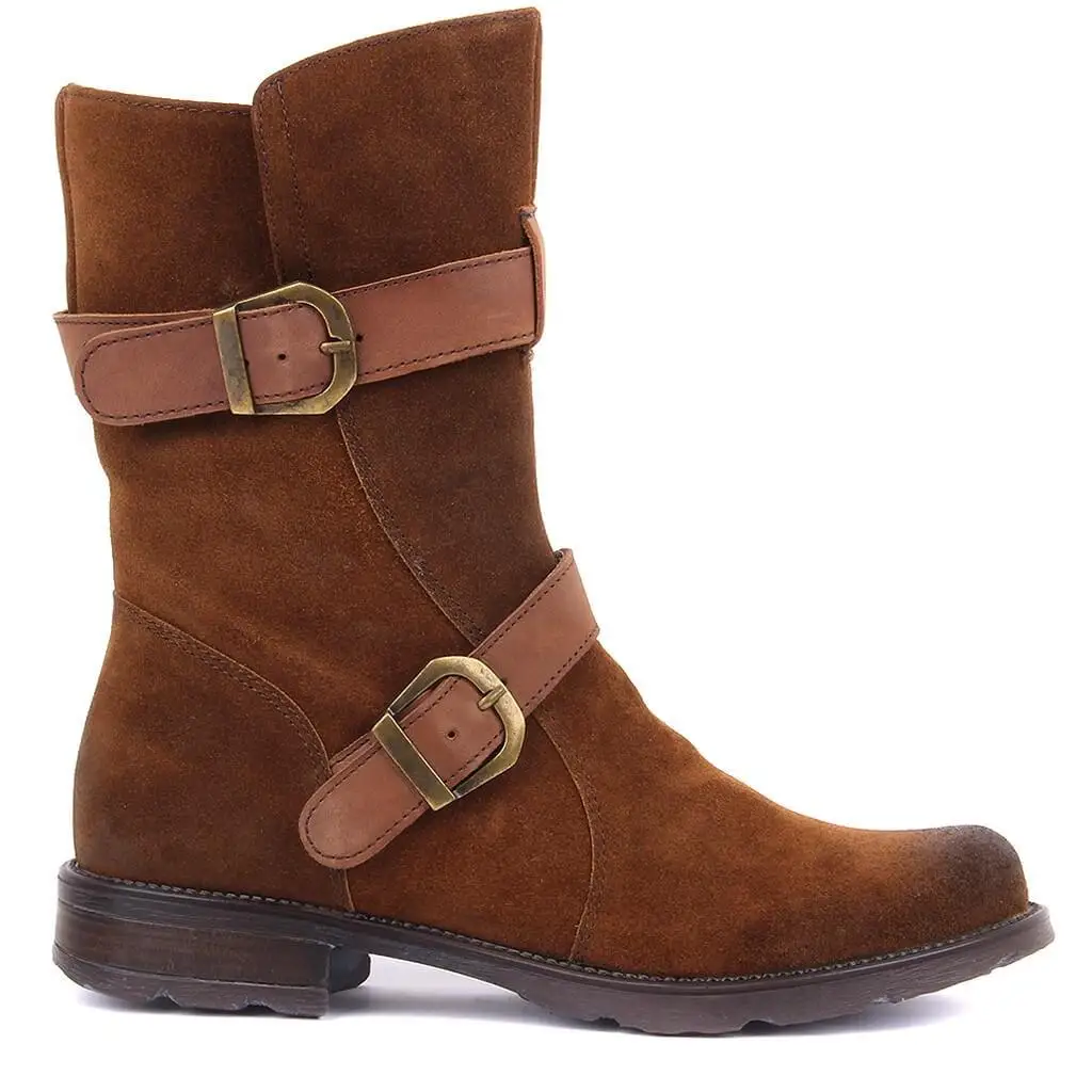

Sail Lakers-Tan Suede Women Boots