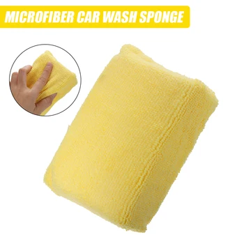 

1pcs Microfiber Car Cleaning Wash Car Auto Washing Cleaning Sponge Block Car Cleaning Cloth Eraser Wax Washing Tools
