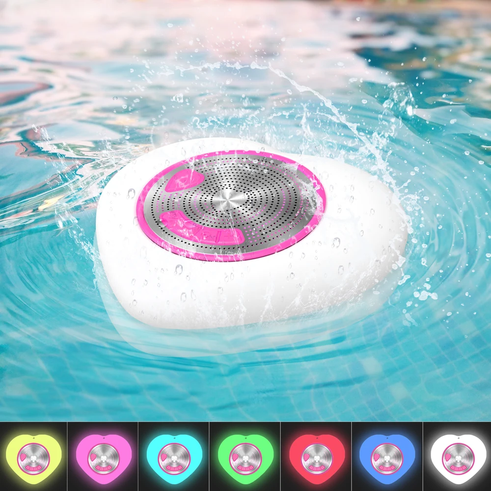 CYBORIS Новый IPX7 RGB Bluetooth динамик плавательный бассейн плавающий Портативный