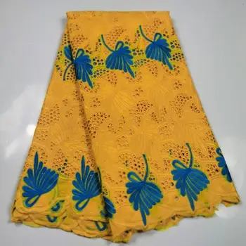 

Swiss Voile Lace in switzerland yellow Lace fabric African Cotton Lace fabric african Nigerian Dry Lace material for Dress