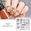 KADS NATURE 017 Stamping Plate nail art Animals Elephant Forest design nail art templates Image DIY Manicure stamp plates 4