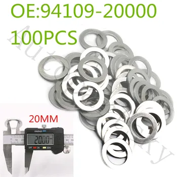 

100pcs Good 20mm Oil Drain Plug Washer Gasket For Honda Accord Civic Prelude for Acura 94109-20000 9410920000 94109 20000