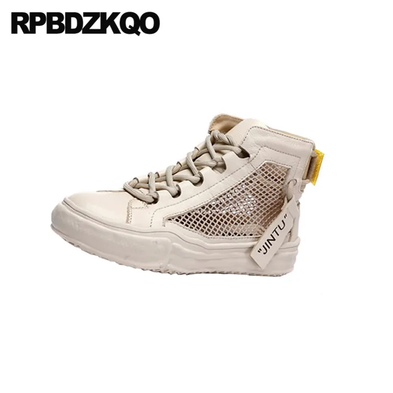 Sneakers Genuine Leather High Top Brand 
