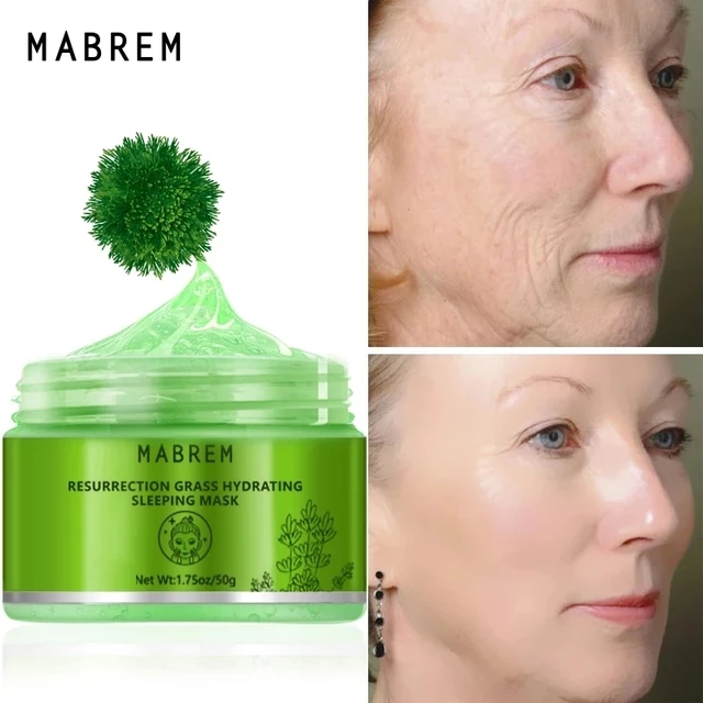 MABREM Plant Hydrating Face Mask Moisturizing Anti Aging Whitening Skin Care Revitalizing Cream Sleeping Facial Mask