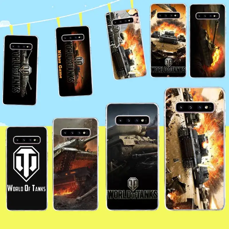 CUTEWANAN world of tanks TPU Мягкий силиконовый чехол для телефона Samsung S9 plus S5 S6 S7 edge S8 S10 |