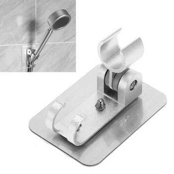 

Powerful adjustable wall-mounted shower head bracket for bathroom shower bracket aluminum