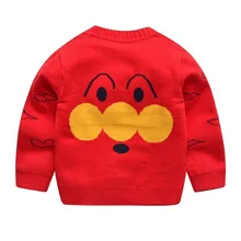 Детский свитер; кардиган с рисунком для мальчиков; пальто; двойной вязаный свитер