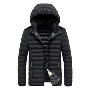 

2019 Winter New Hooded Winter Coat Man