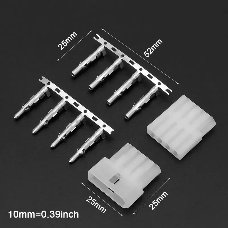 Conector sintonizador de antena, Conector de 4 pines, macho, hembra, para ICOM AT-120, Kit de Radio Diy