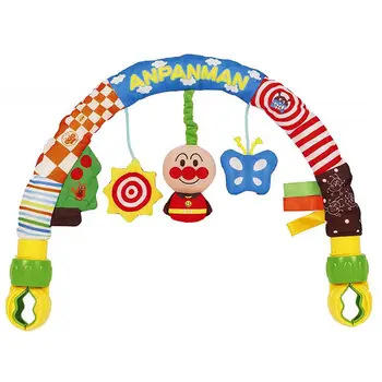 

Arch Trolley bed bell bed hanging toy pendant sound paper to appease baby doll plush clip Help your baby's brain development