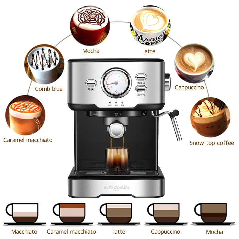 Mesin Kopi Rumah 20Bar Pembuat Kopi 