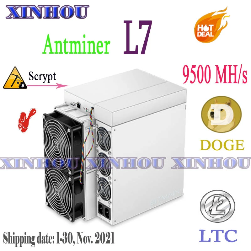 Ship In November Antminer L7 9500mh S Scrypt Doge Ltc Asic Miner Better Than L3 Innosilicon A4 A6 Goldshell Mini Doge Lt5 Block Chain Miner Aliexpress
