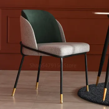 

Modern Dining Chair Simple Metal Sample Board Room Creative Back Desk Chairs Sales Office Chair Reception Negotiating Chair