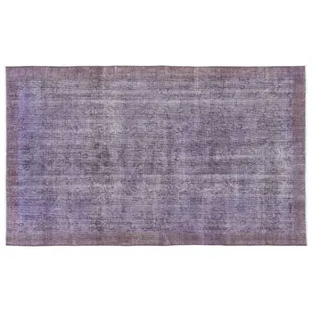 

Handmade Purple Vintage Overdyed Turkish Area Rug 150x253 Cm-4'11''X8'4''