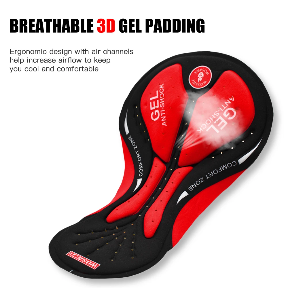 Cycling Shorts Gel Padded Cushion Padding for Men Women Bicycle Underwear Pants Cycling Bike Shorts Accessories mtb shorts Pad