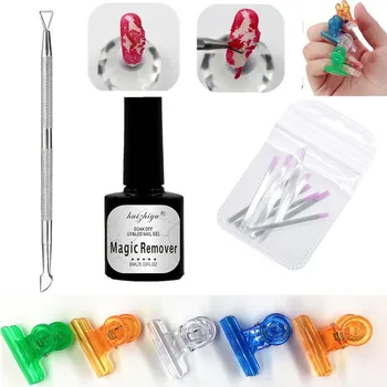 

Uv Gel Nail Polish Poly Gel Set 8Pcs Nail Magic Acrylic Fiberglass Nails Art Kit Builder Gel Nail Polygel Nail Extension Kits