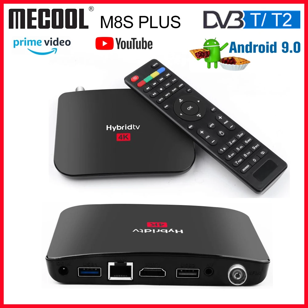 Mecool M8s Plus DVB T2 Andriod 9 tv box 2G+16G Andriod box Amlogic S905X2 DVB T/T2 smart tv box 2.4g wifi set top box player|Set-top Boxes| - AliExpress