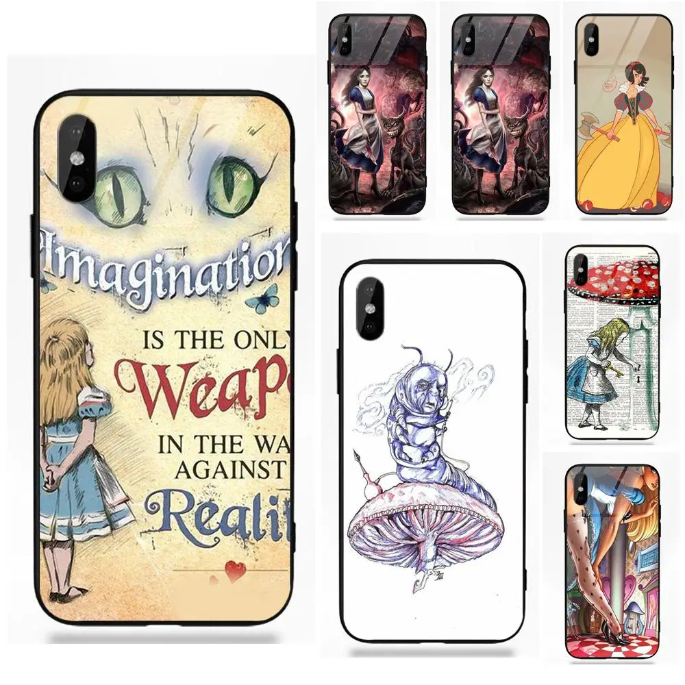 Alice In Wonderland Ariel Jasmine For Apple iPhone X XS Max XR 5 5C 5S SE 6 6S 7 8 Plus | Мобильные телефоны и аксессуары
