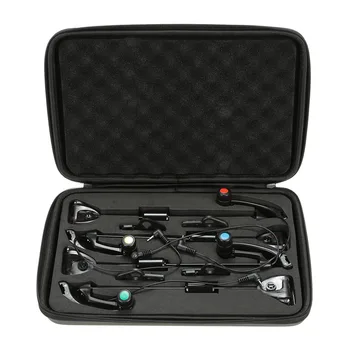 

4pc Fishing Swinger Fishing Alarm Fish Alerts Bait Alarms Indicator Set LED Hanger Sensor Illuminated Carp Fishing Tackle