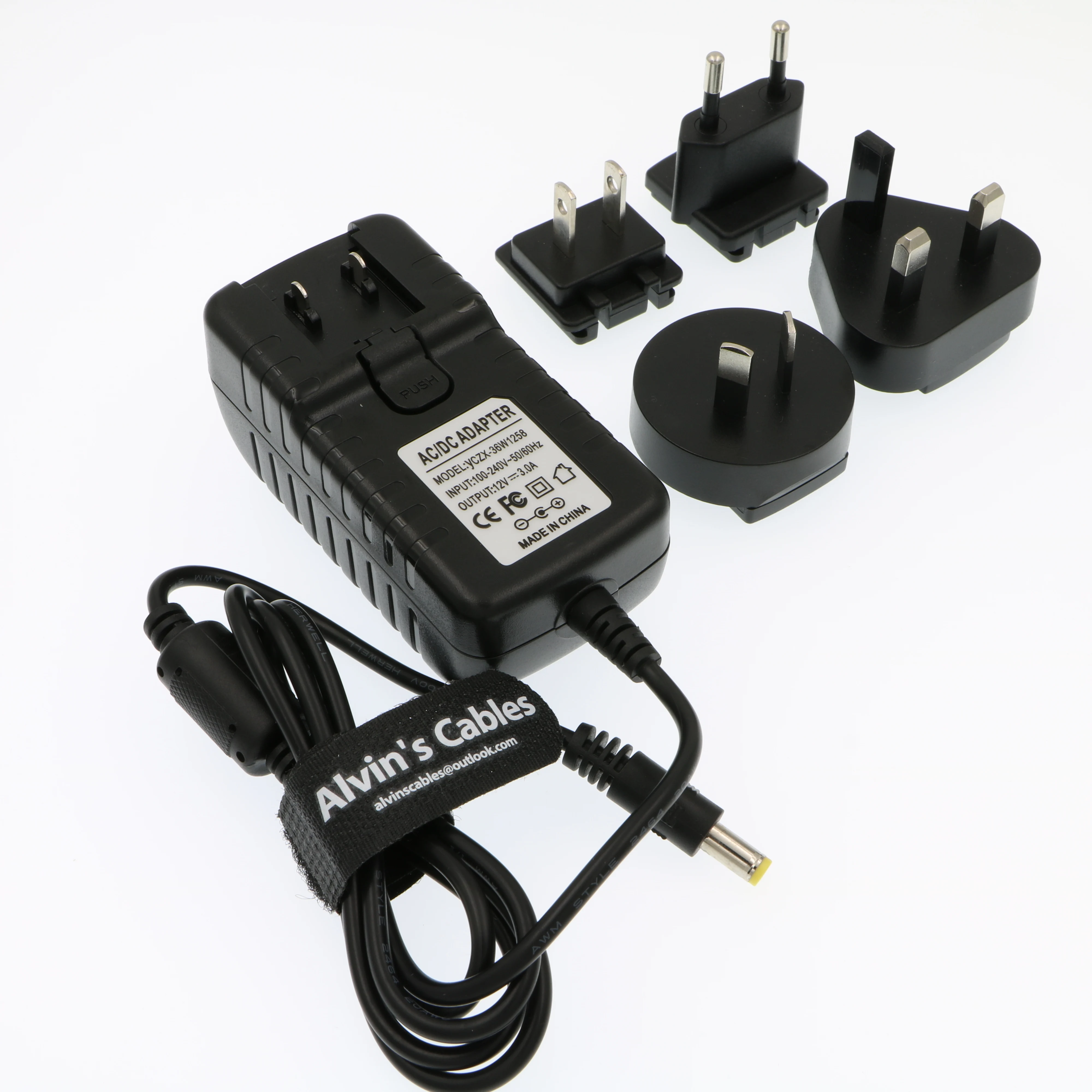 

Alvin's Cables BMD Shuttle Cable Universal AC Power Supply for UltraStudio Pro Blackmagic