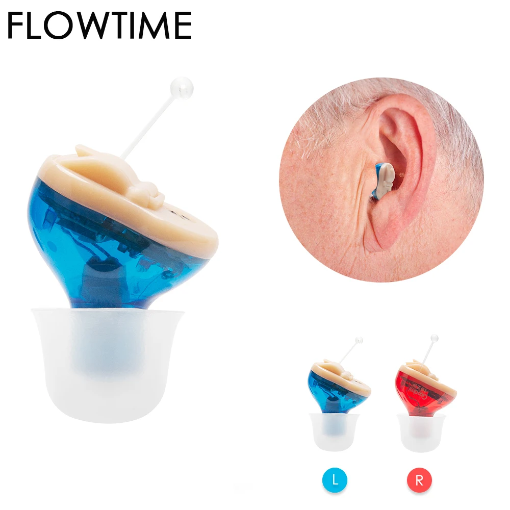 

Mini Hearing Aid Invisible Ear Amplifier Free Shipping Adjustable Digital Hearing Aids for Ealderly Deaf Ear Care