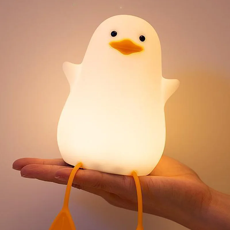 Penguin Touch Sensor Bedside LED Table Lamp Reading Night light 