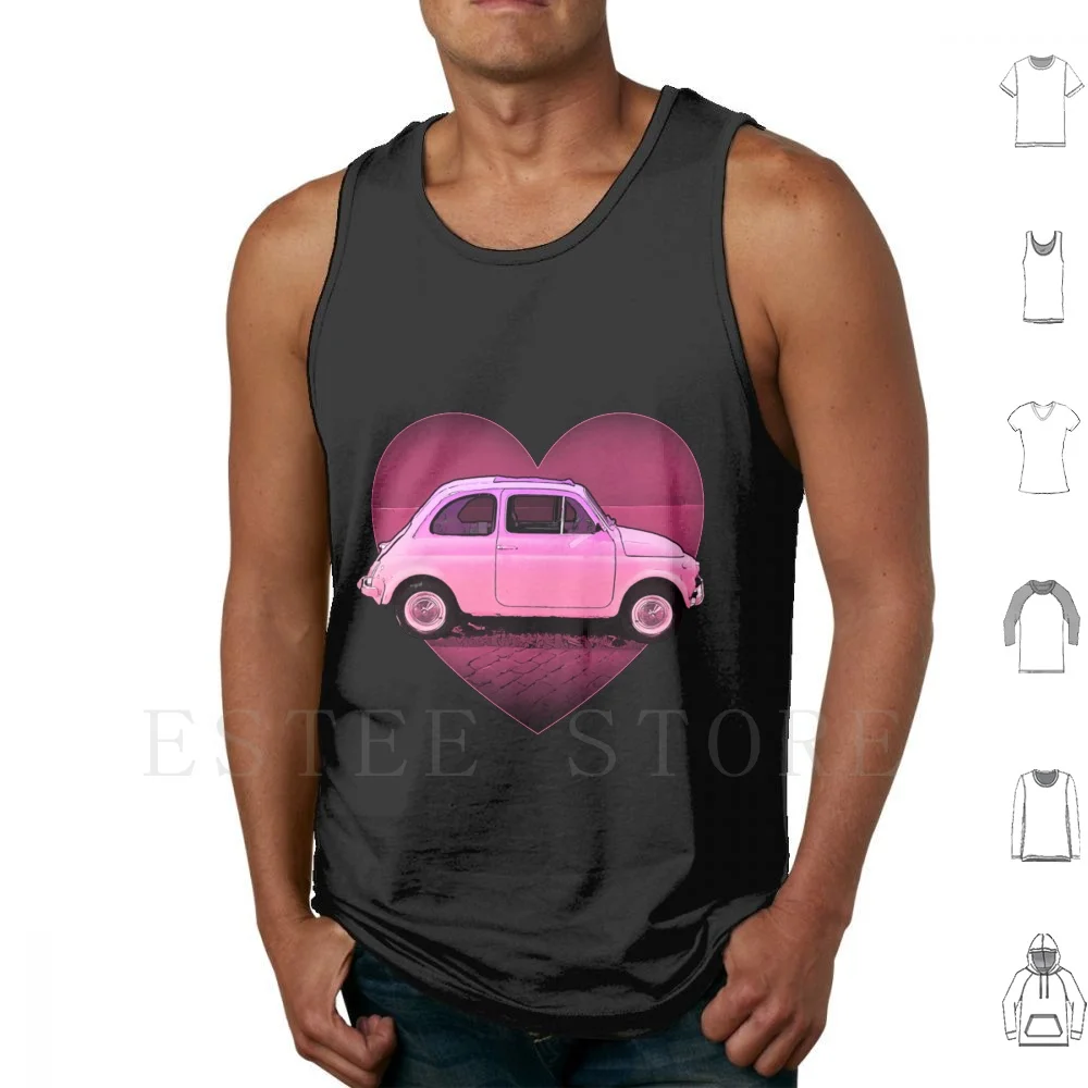 Fiat 500 The Neon Pink Fiat 500 Lover Canottiere Canottiera Senza Maniche Multipla Abarth 595 Fiat Talento Fiat 127 Fiat Decesimo