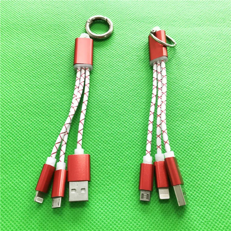 Cafele USB кабель 3 в 1 брелок 2A Тип C Usb Зарядное устройство для подключения кабеля к кабелю для Xiaomi Mi9 Red rice Note 7 huawei samsung Iphoenex Xs Max Oppo