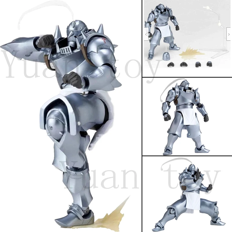 

6inch Revoltech Yamaguchi No.116 Fullmetal Alchemist Edward Elric No.117 Alphonse PVC Action Figure Toy Doll Gift