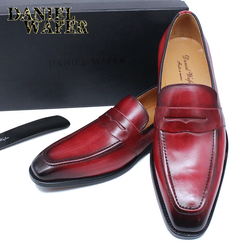 LUXURY MEN LOAFERS SHOES GENUINE LEATHER SLIP ON BROWN BLACK PENNY LOAFERS MEN SUMMER DRESS 2020 WEDDING OFFICE MEN CASUAL SHOES LUXURY MEN LOAFERS SHOES GENUINE LEATHER SLIP ON BROWN BLACK PENNY LOAFERS MEN SUMMER DRESS 2020 WEDDING OFFICE MEN CASUAL SHOES