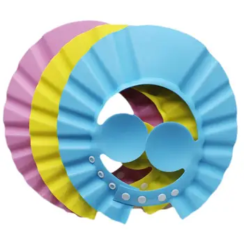 

Baby Shower Cap Hair-Cutting Cap Ears Protecting Adjustable Hat