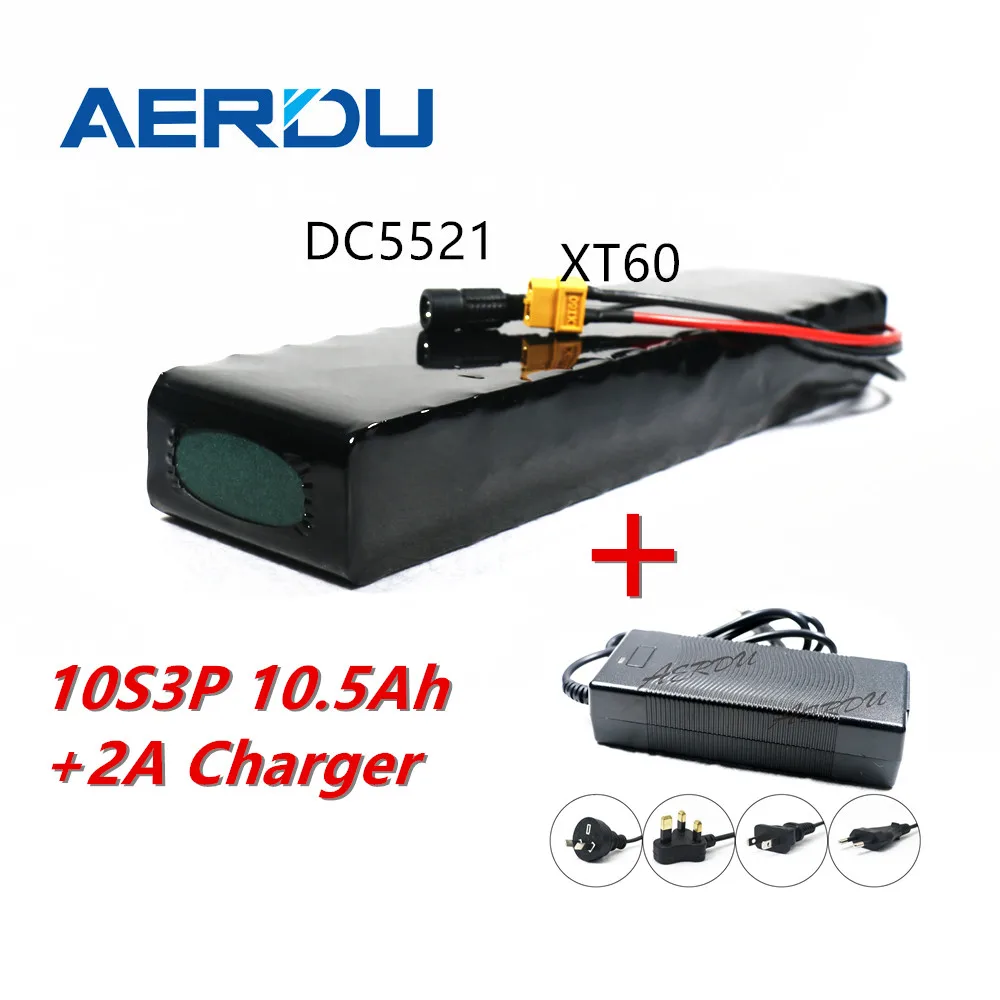 Аккумулятор AERDU 10S3P 36 В 18650 А · ч литий-ионный аккумулятор для электровелосипеда