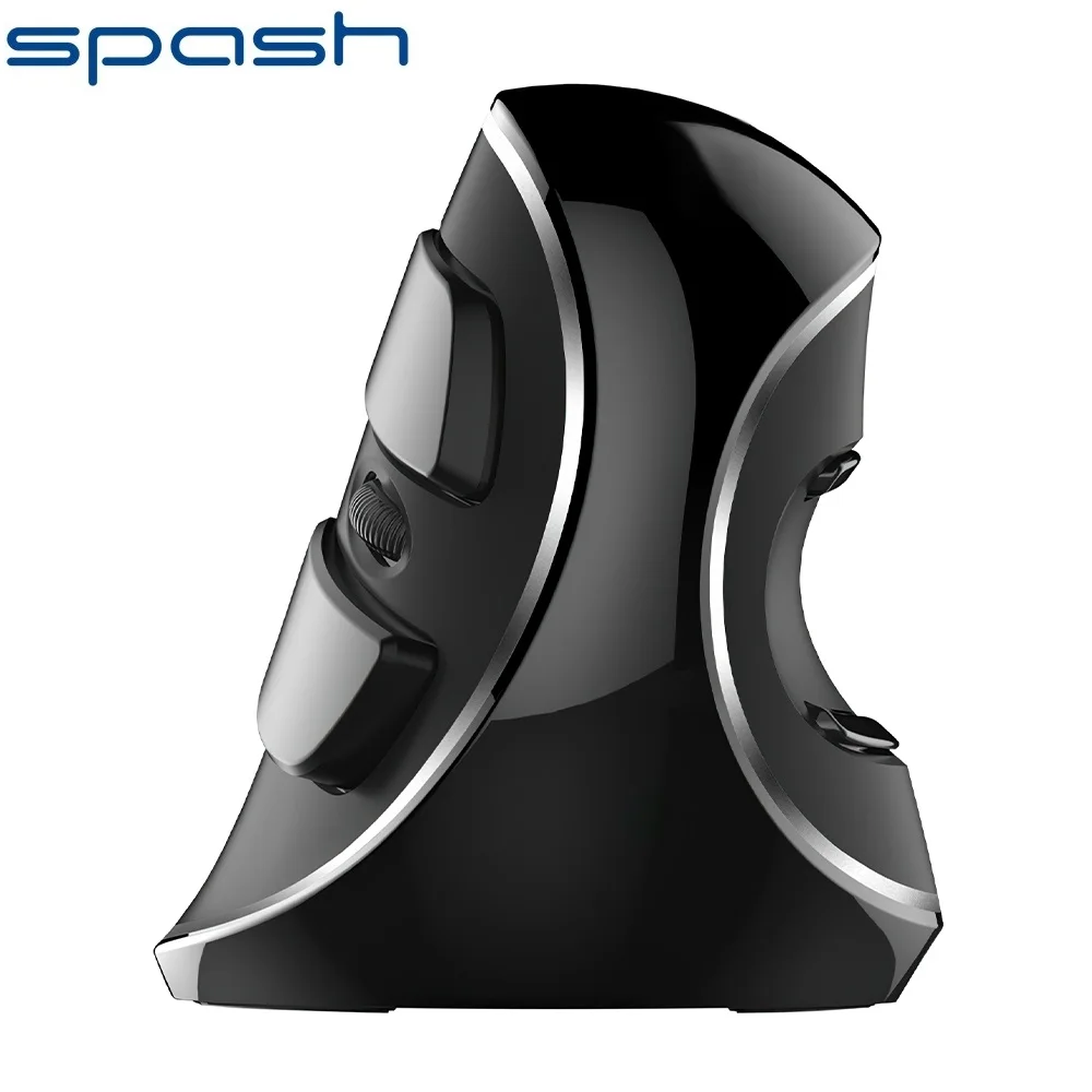 SPASH Проводная RGB мышь 2 4G Беспроводная оптическая эргономичная Вертикальная игровая для ПК компьютера