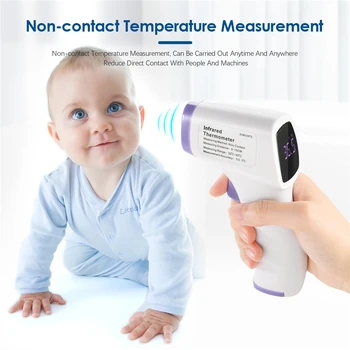 

Temperature Measurement Digital Non-Contact IR Infrared Thermometer Home Contact Type Temperature Tool Thermometer Adult Kids