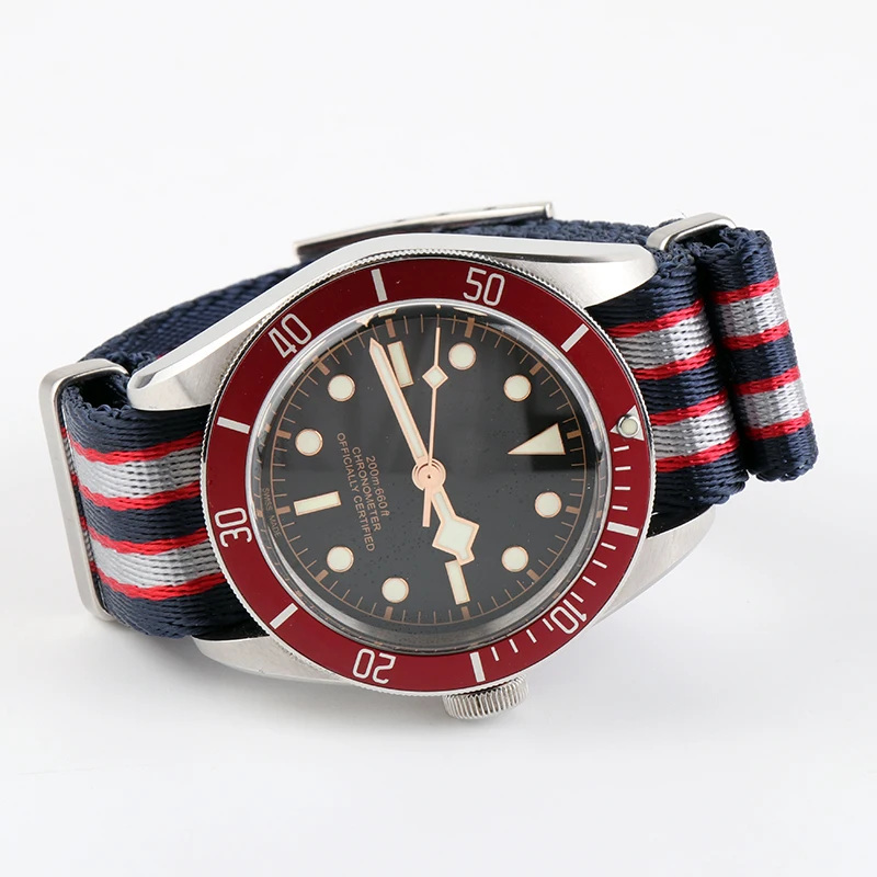 Cena Sport wojskowy nylon Nato Zulu spadochron Watchband pasek do zegarka Tudor Black Bay 22mm 21mm akcesoria do bransoletki francuskie oddziały