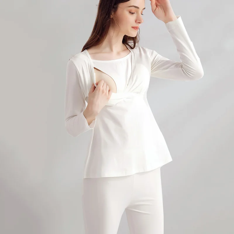 ^Cheap Eenvoudige Comfortabele Lente En Herfst Vrouwen Moederschap Zwangere Tops Warme Kleding Plus Fluwelen Dikke Winter Moederschap Kleding ^Cheap Eenvoudige Comfortabele Lente En Herfst Vrouwen Moederschap Zwangere Tops Warme Kleding Plus Fluwelen Dikke Winter Moederschap Kleding