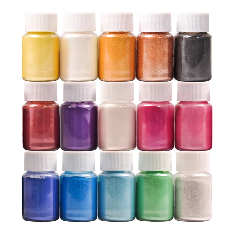 32 Colors for Soap Making/Soap Dyes/Nail Art/Eyeshadow DIY Mica Powder Pigment Supply Kit Powder