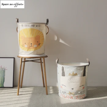 

Laundry Hamper Dirty Cloth Basket Printing Waterproof Washing Bag Foldable Storage Organizer Save Space Bathroom Home