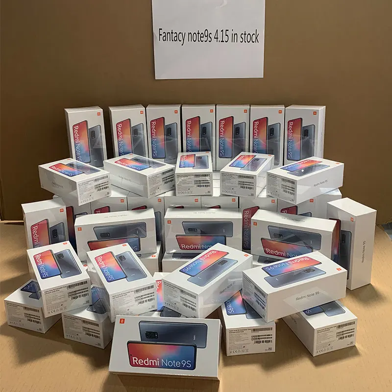 В наличии глобальная версия Xiaomi Redmi Note 9S 4GB 64GB Snapdragon 720G 48MP AI Quad камеры смартфона 9 S