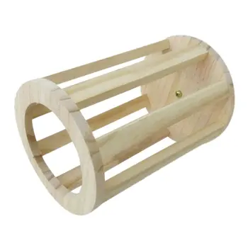 

Rabbit Hay Feeder Rack Wooden Food Manger Grass Holder for Small Pets