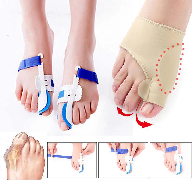 Orthopedic Tools Professional Spa Bunion Corrector Hallux Valgus Toe Separator Feet Care Thumb Night Daily Big Bone Orthotics bunion splint