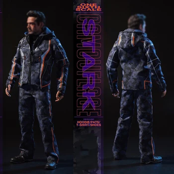 

DJ-011 Tony Nano Battle Casual Clothes Avengers Movie HT TTM21 Body Male Action Figures